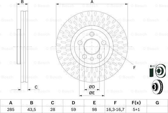 BOSCH 0 986 479 114 - Kočioni disk www.molydon.hr