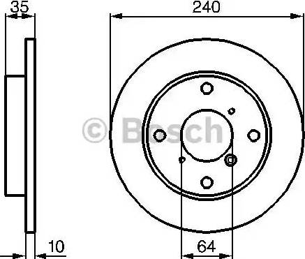 BOSCH 0 986 479 110 - Kočioni disk www.molydon.hr