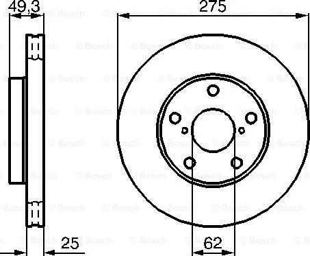 BOSCH 0 986 479 111 - Kočioni disk www.molydon.hr