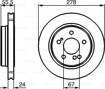 BOSCH 0 986 479 133 - Kočioni disk www.molydon.hr