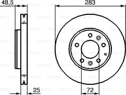 BOSCH 0 986 479 132 - Kočioni disk www.molydon.hr