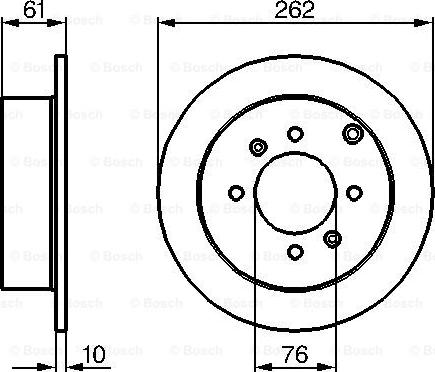 BOSCH 0 986 479 125 - Kočioni disk www.molydon.hr