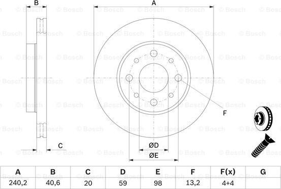 BOSCH 0 986 479 B76 - Kočioni disk www.molydon.hr