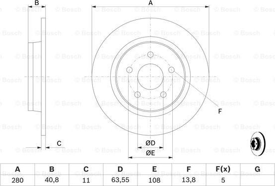 BOSCH 0 986 479 170 - Kočioni disk www.molydon.hr