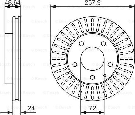 BOSCH 0 986 479 844 - Kočioni disk www.molydon.hr