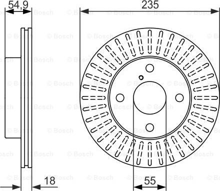 BOSCH 0 986 479 845 - Kočioni disk www.molydon.hr