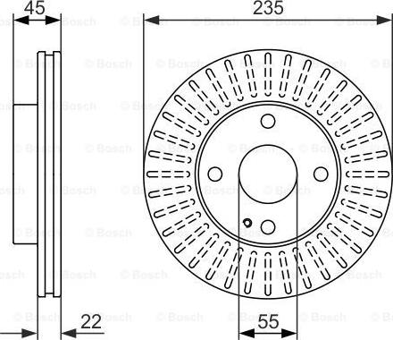 BOSCH 0 986 479 842 - Kočioni disk www.molydon.hr