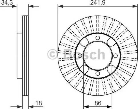 BOSCH 0 986 479 847 - Kočioni disk www.molydon.hr