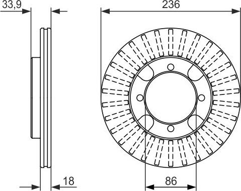 BOSCH 0 986 479 851 - Kočioni disk www.molydon.hr