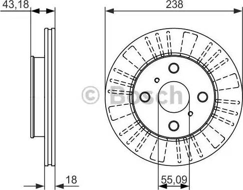 BOSCH 0 986 479 867 - Kočioni disk www.molydon.hr