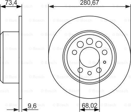 BOSCH 0 986 479 835 - Kočioni disk www.molydon.hr