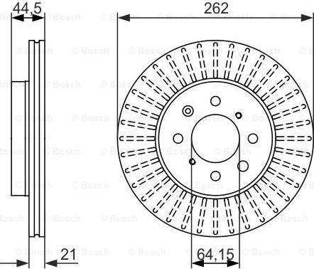 BOSCH 0 986 479 838 - Kočioni disk www.molydon.hr