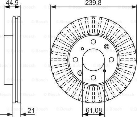 BOSCH 0 986 479 832 - Kočioni disk www.molydon.hr