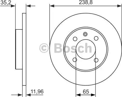 BOSCH 0 986 479 825 - Kočioni disk www.molydon.hr