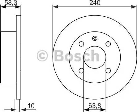 BOSCH 0 986 479 828 - Kočioni disk www.molydon.hr