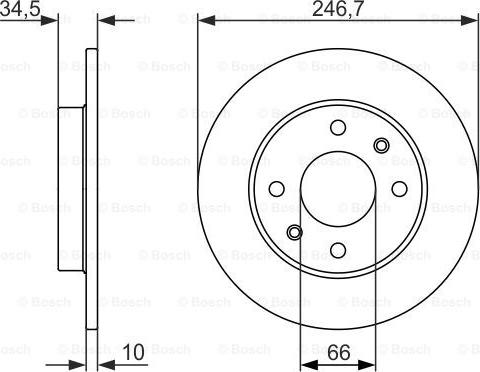 BOSCH 0 986 479 827 - Kočioni disk www.molydon.hr