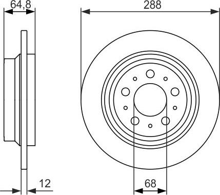 BOSCH 0 986 479 873 - Kočioni disk www.molydon.hr