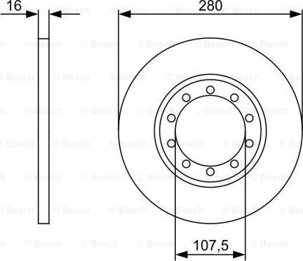 BOSCH 0 986 479 390 - Kočioni disk www.molydon.hr