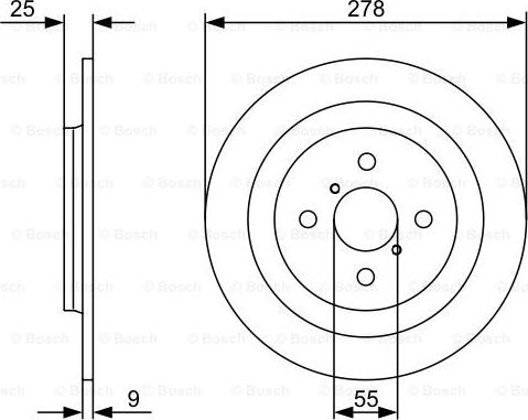 BOSCH 0 986 479 C05 - Kočioni disk www.molydon.hr