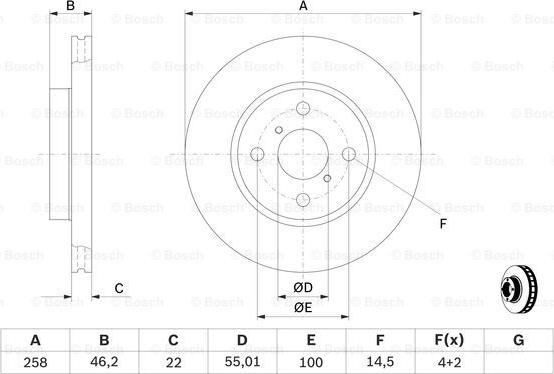 BOSCH 0 986 479 363 - Kočioni disk www.molydon.hr