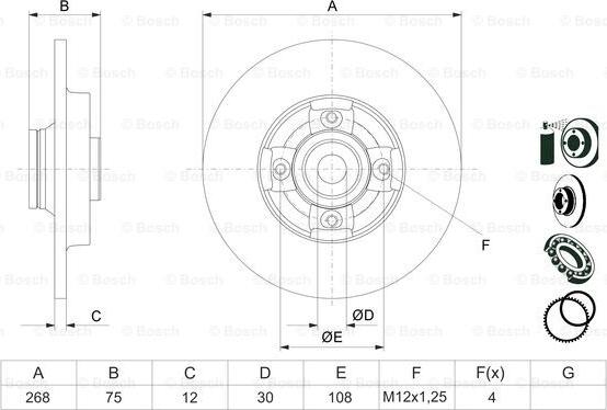 BOSCH 0 986 479 387 - Kočioni disk www.molydon.hr