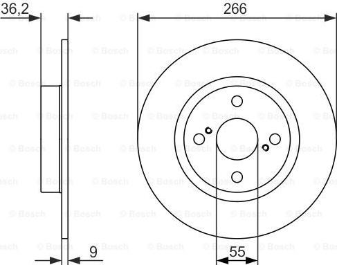 BOSCH 0 986 479 335 - Kočioni disk www.molydon.hr