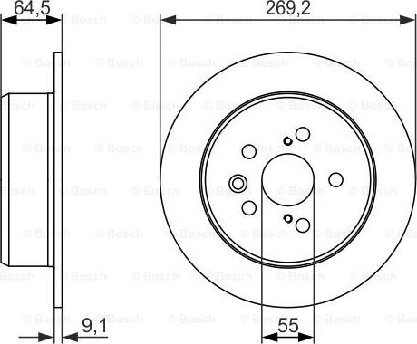 BOSCH 0 986 479 336 - Kočioni disk www.molydon.hr