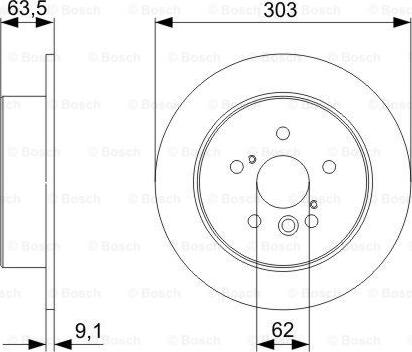 BOSCH 0 986 479 338 - Kočioni disk www.molydon.hr