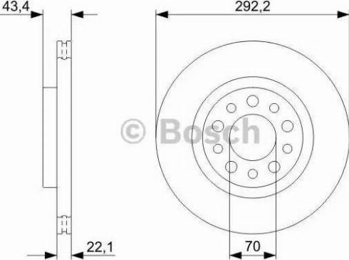 BOSCH 0 986 479 326 - Kočioni disk www.molydon.hr