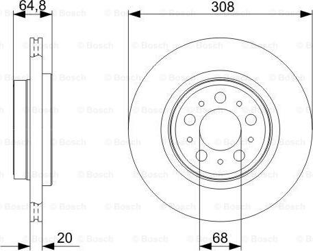 BOSCH 0 986 479 320 - Kočioni disk www.molydon.hr