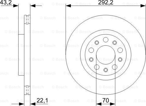 BOSCH 0 986 479 327 - Kočioni disk www.molydon.hr