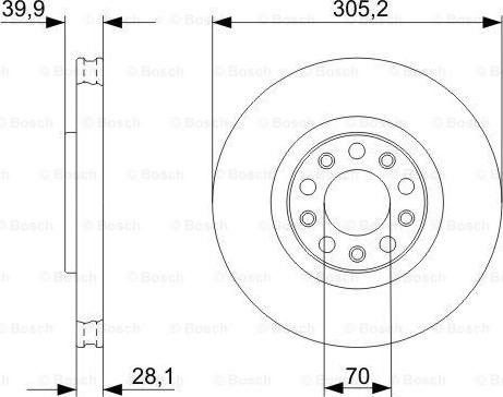 BOSCH 0 986 479 291 - Kočioni disk www.molydon.hr