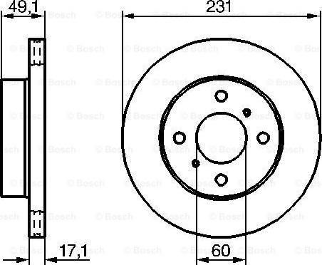 BOSCH 0 986 479 241 - Kočioni disk www.molydon.hr