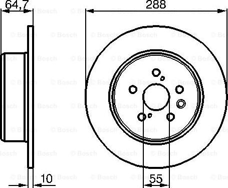 BOSCH 0 986 479 243 - Kočioni disk www.molydon.hr