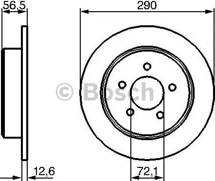 BOSCH 0 986 479 205 - Kočioni disk www.molydon.hr