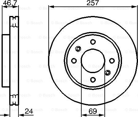 BOSCH 0 986 479 207 - Kočioni disk www.molydon.hr