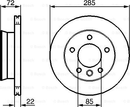 BOSCH 0 986 479 212 - Kočioni disk www.molydon.hr