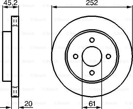 BOSCH 0 986 479 238 - Kočioni disk www.molydon.hr