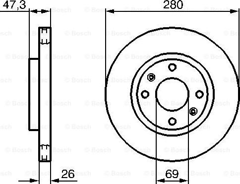 BOSCH 0 986 479 229 - Kočioni disk www.molydon.hr