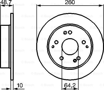 BOSCH 0 986 479 225 - Kočioni disk www.molydon.hr