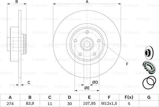 BOSCH 0 986 479 273 - Kočioni disk www.molydon.hr