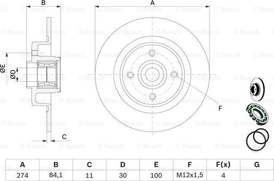 BOSCH 0 986 479 277 - Kočioni disk www.molydon.hr