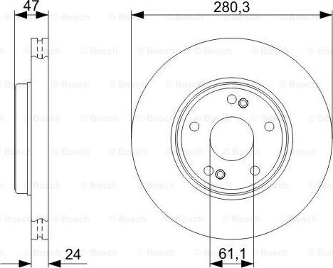 BOSCH 0 986 479 743 - Kočioni disk www.molydon.hr