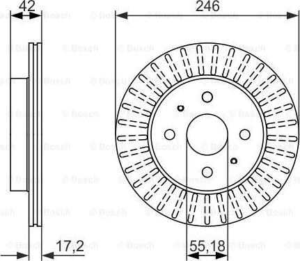 BOSCH 0 986 479 769 - Kočioni disk www.molydon.hr