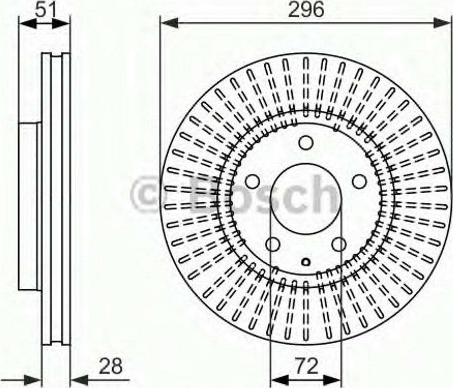 BOSCH 0 986 479 703 - Kočioni disk www.molydon.hr