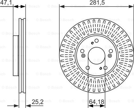 BOSCH 0 986 479 781 - Kočioni disk www.molydon.hr