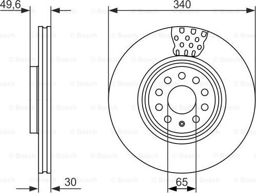 BOSCH 0 986 479 734 - Kočioni disk www.molydon.hr