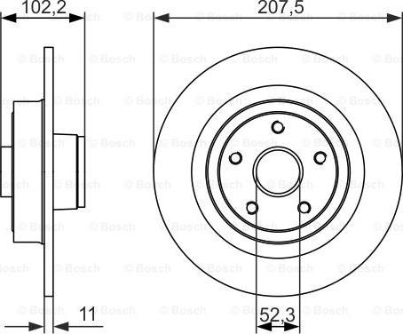 BOSCH 0 986 479 724 - Kočioni disk www.molydon.hr