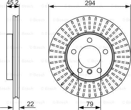 BOSCH 0 986 479 725 - Kočioni disk www.molydon.hr