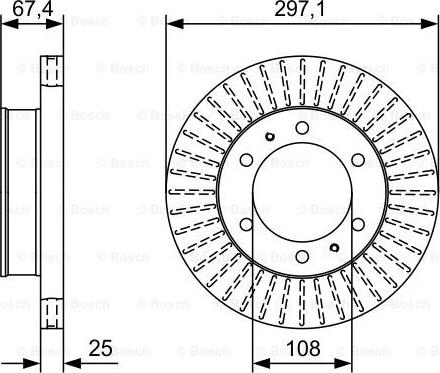 BOSCH 0 986 479 A96 - Kočioni disk www.molydon.hr